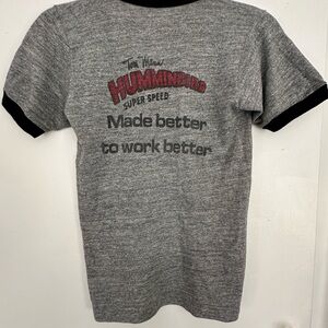 Hummingbird Gray and Black Men's Tee